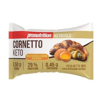 1004-home_default PRO NUTRITION-CORNETTO KETO CREMA PASTICCERA - immagine 1