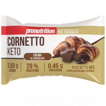 1185-home_default PRO NUTRITION-CORNETTO KETO CREMA AL CIOCCOLATO - immagine 1